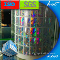 Stiker Label Hologram Pelangi Laser